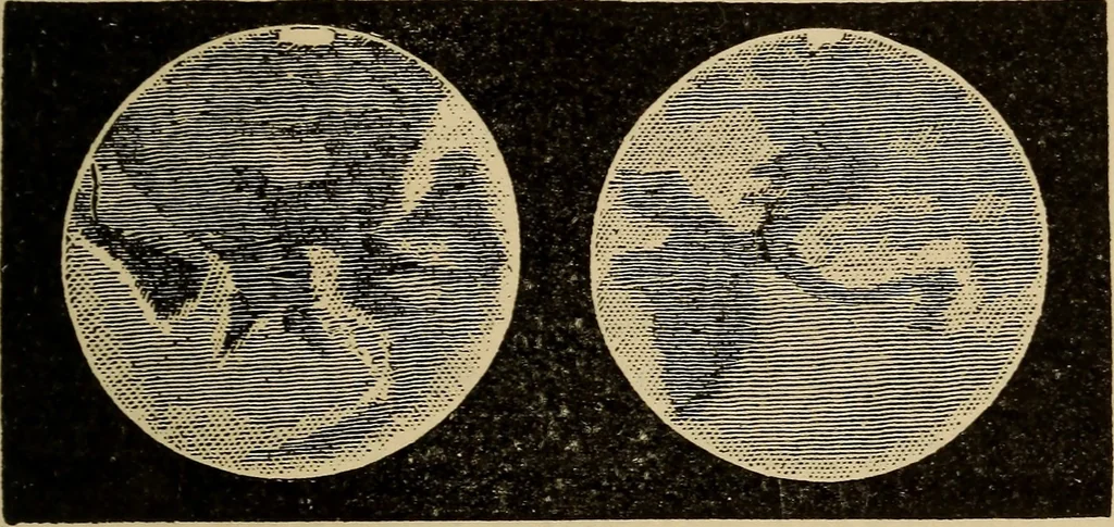 An illustration from Irving's catechism of astronomy, 1905, leaf 60