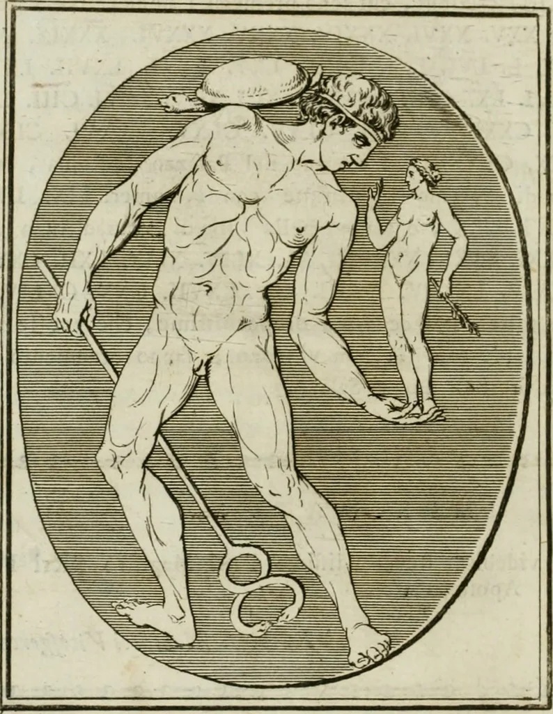 An illustration from Iscrizioni antiche delle ville e de' palazzi Albani, 1785, leaf 15