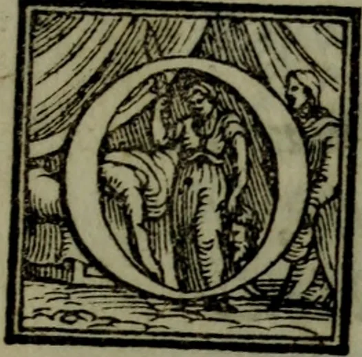 An illustration from I sette salmi penitentiali del santissimo profeta Dauit : tradotti in lingua toscana, da madonna Lavra Battiferra degl'Ammannati ; con gli argomenti sopra ciascuno di essi, composti dalla medesima ; insiemi con alcuni suoi sonetti spirituali, 1566, leaf 14
