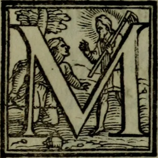 An illustration from I sette salmi penitentiali del santissimo profeta Dauit : tradotti in lingua toscana, da madonna Lavra Battiferra degl'Ammannati ; con gli argomenti sopra ciascuno di essi, composti dalla medesima ; insiemi con alcuni suoi sonetti spirituali, 1566, leaf 38
