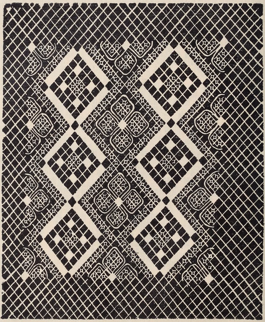 An illustration from I singolari e nuovi disegni per lavori di bianchería, 1909, leaf 107