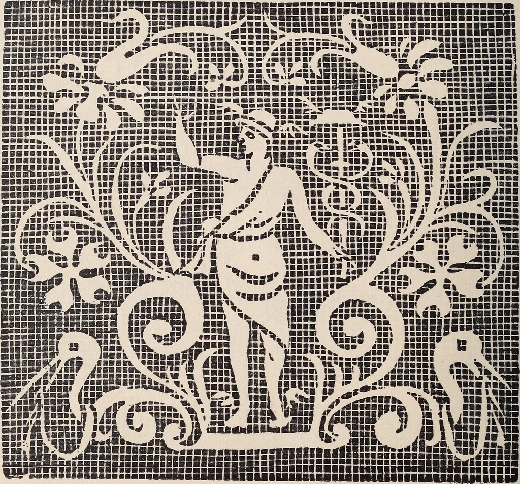 An illustration from I singolari e nuovi disegni per lavori di bianchería, 1909, leaf 115