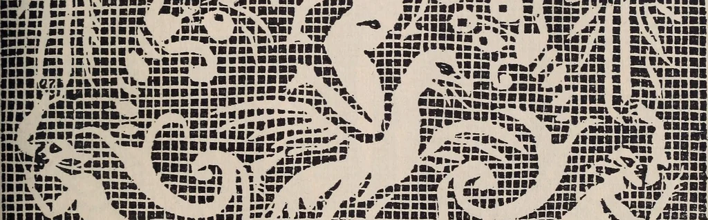 An illustration from I singolari e nuovi disegni per lavori di bianchería, 1909, leaf 116
