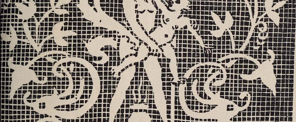 An illustration from I singolari e nuovi disegni per lavori di bianchería, 1909, leaf 118