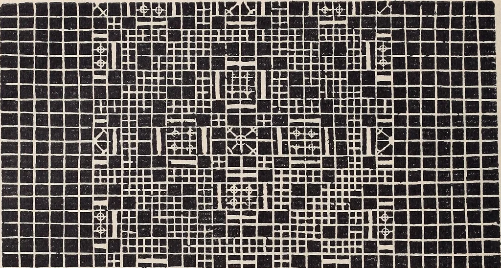 An illustration from I singolari e nuovi disegni per lavori di bianchería, 1909, leaf 121