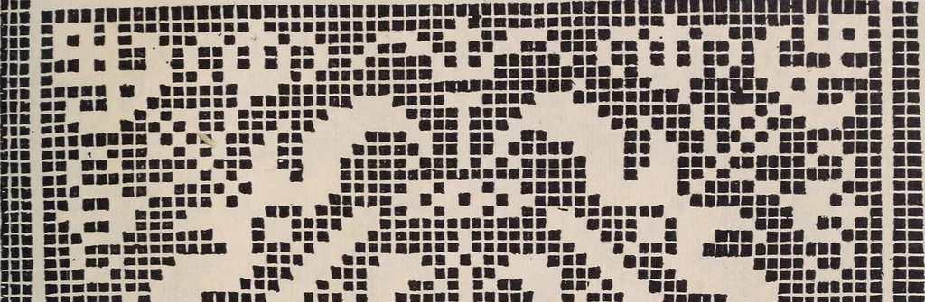 An illustration from I singolari e nuovi disegni per lavori di bianchería, 1909, leaf 128