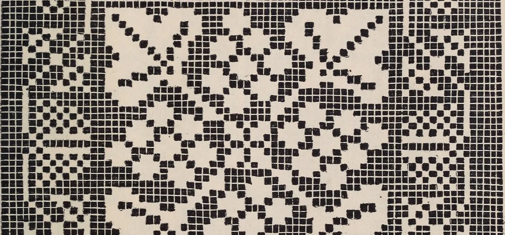 An illustration from I singolari e nuovi disegni per lavori di bianchería, 1909, leaf 130