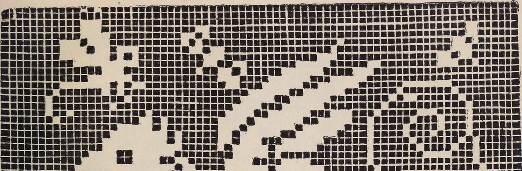 An illustration from I singolari e nuovi disegni per lavori di bianchería, 1909, leaf 148