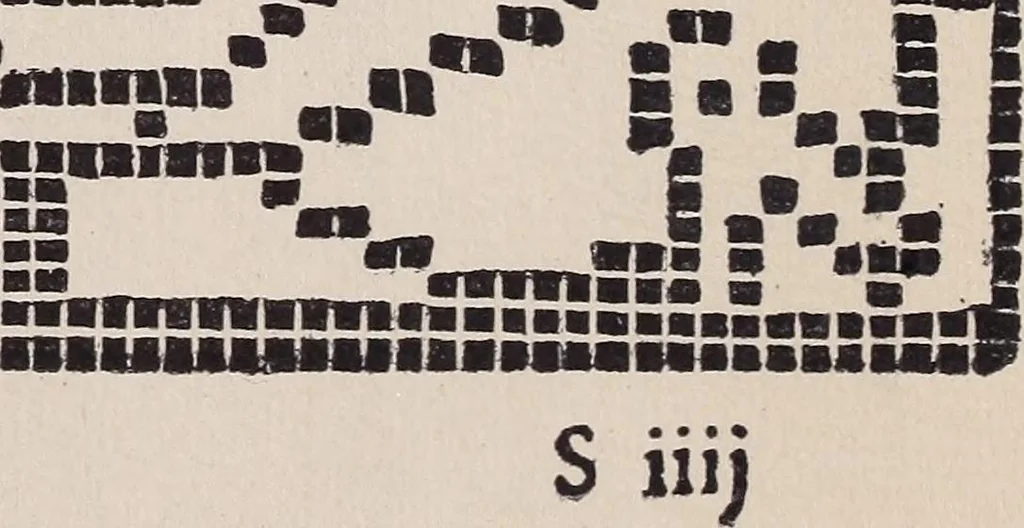 An illustration from I singolari e nuovi disegni per lavori di bianchería, 1909, leaf 158