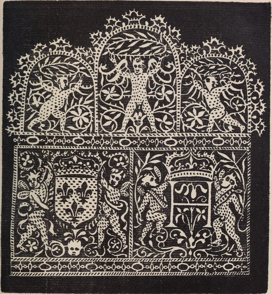 An illustration from I singolari e nuovi disegni per lavori di bianchería, 1909, leaf 26