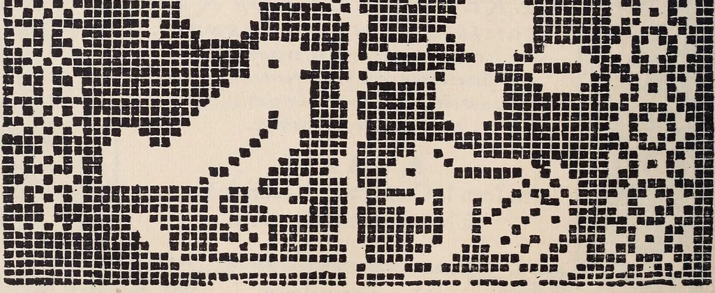 An illustration from I singolari e nuovi disegni per lavori di bianchería, 1909, leaf 97