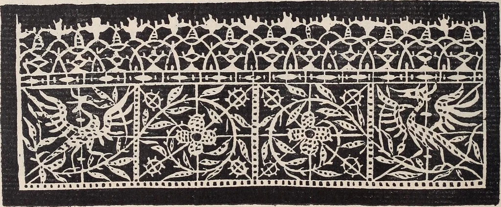 An illustration from I singolari e nuovi disegni per lavori di bianchería, 1909, leaf 99