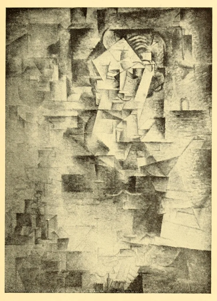 An illustration from Is it art? post-impressionism, futurism, cubism, 1913, leaf 53