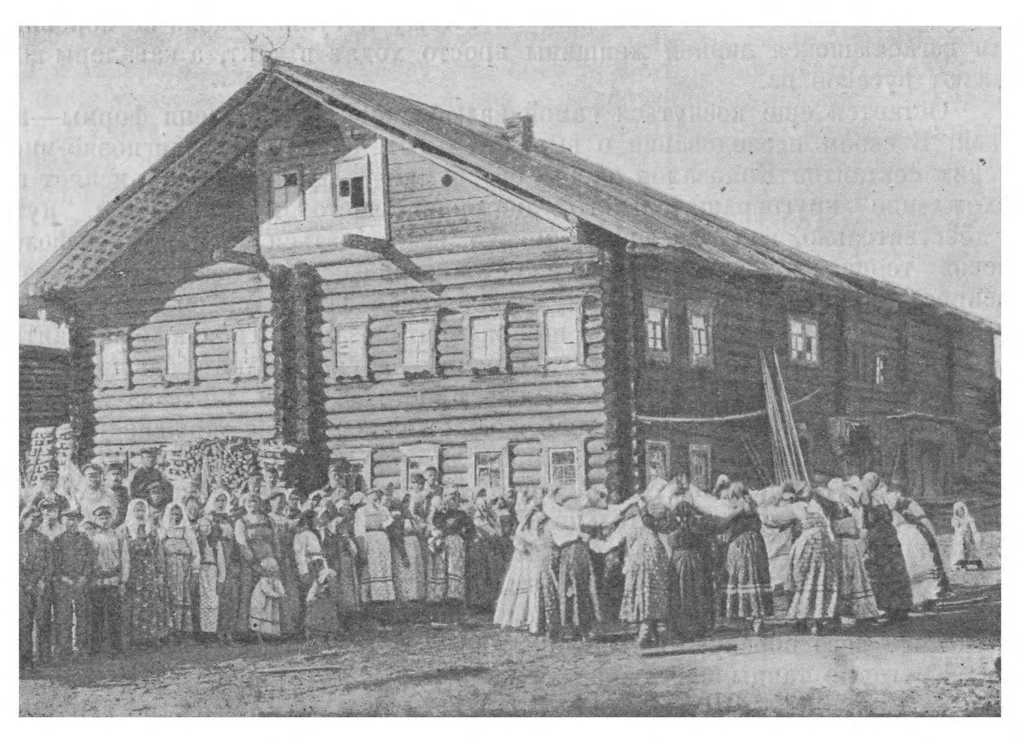 An illustration from Крестьянское искусство СССР. Искусство Севера. Вып. 2. Пинежско-Мезенская экспедиция, 1928, leaf 244