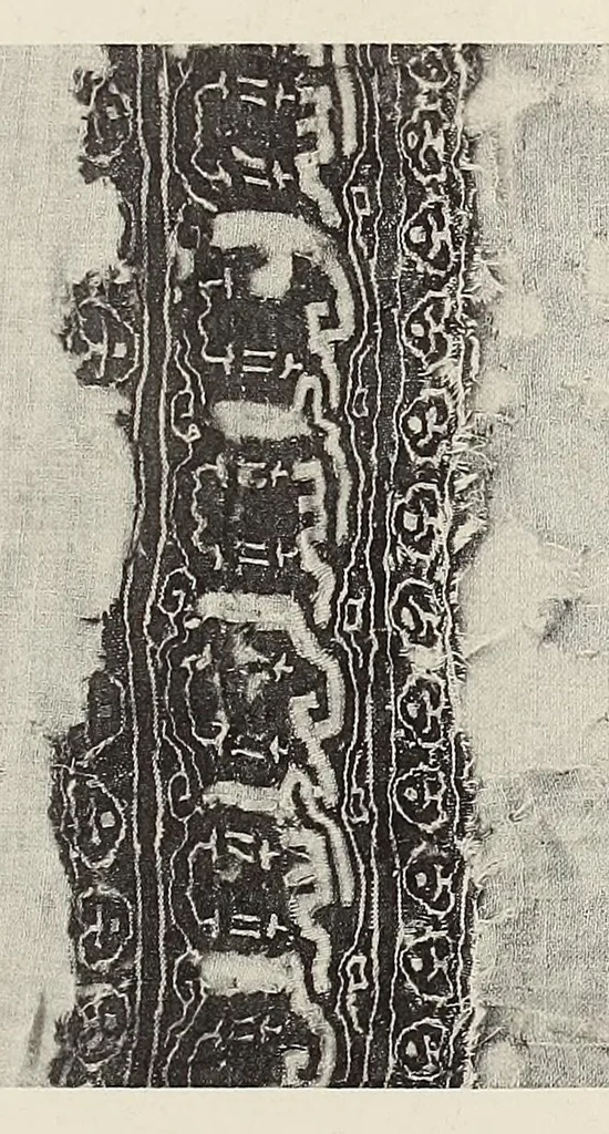An illustration from Islamische Stoffe aus ägyptischen Gräbern in der Islamischen Kunstabteilung und in der Stoffsammlung des Schlossmuseums, 1927, leaf 127