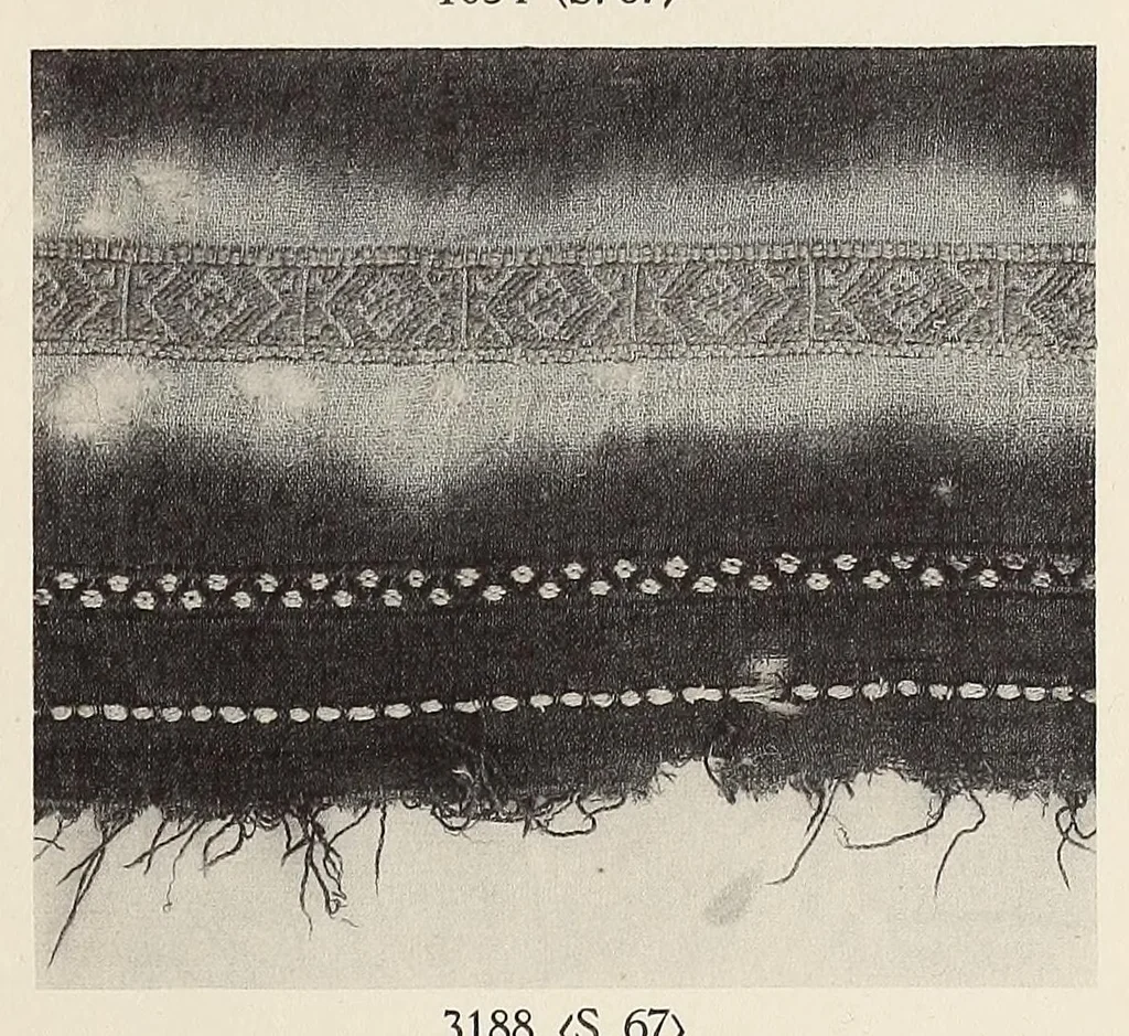 An illustration from Islamische Stoffe aus ägyptischen Gräbern in der Islamischen Kunstabteilung und in der Stoffsammlung des Schlossmuseums, 1927, leaf 177
