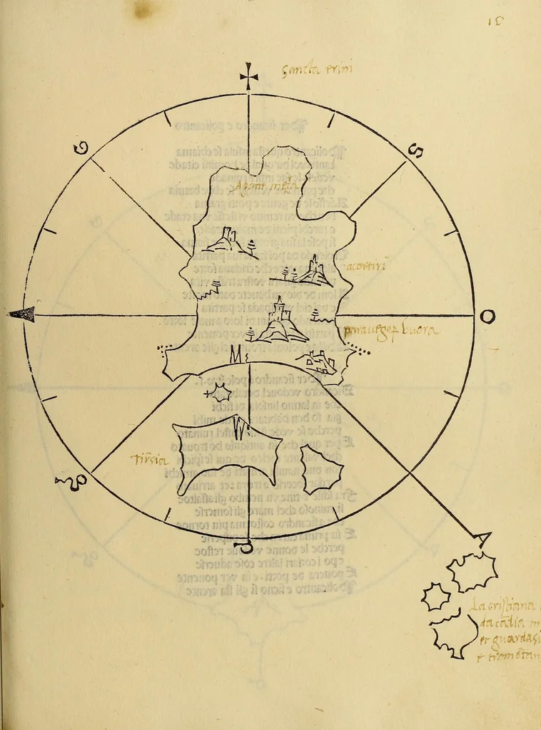 An illustration from [Isolario], leaf 37