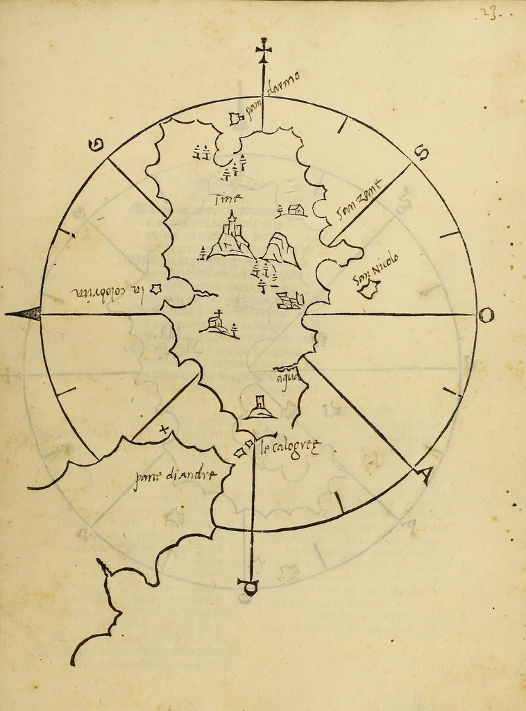 An illustration from [Isolario], leaf 53
