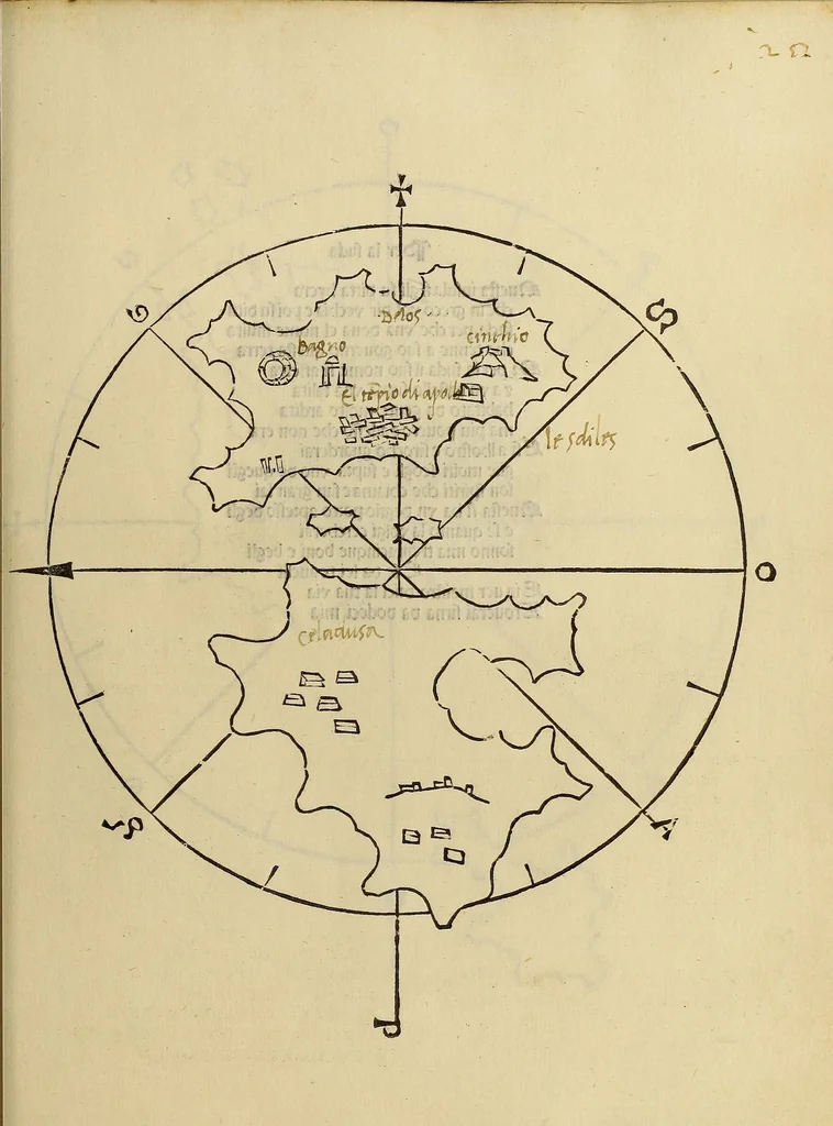 An illustration from [Isolario], leaf 57