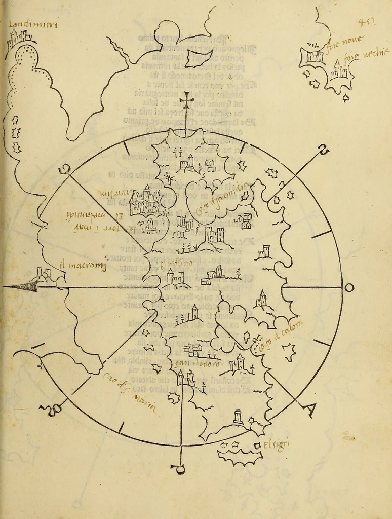 An illustration from [Isolario], leaf 97