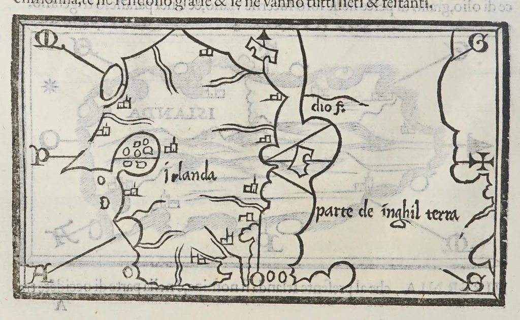 An illustration from Isolario, 1561, leaf 26