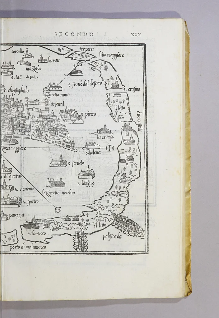 An illustration from Isolario, 1561, leaf 83