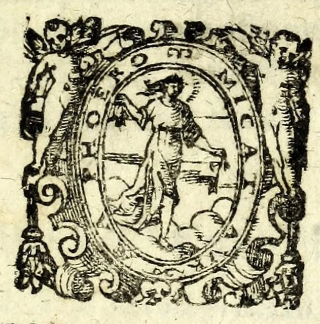 An illustration from I sospetti : comedia, 1603, leaf 7