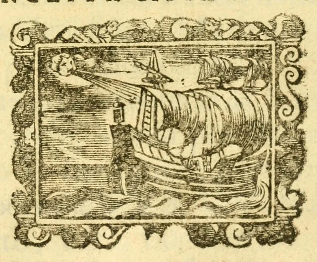 An illustration from Istoria della città d'Avignone, e del Contado Venesino stati della sede apostolica nella Gallia : co'lumi di molte principali materie dell' istoria uniuersale ecclesiastica, 1678, leaf 519