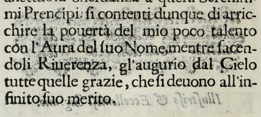 An illustration from Istoria del viaggio d'Alemagna del serenissimo gran duca di Toscana Ferdinando secondo : dedicata all'illustrissimo, & eccellentissimo sig. don Giovanni de Erasso, ambasciadore della Maestà Cattolica in Toscana, 1630, leaf 8
