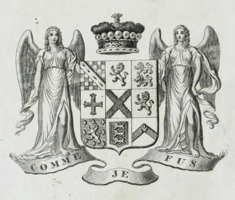An illustration from Istoria genealogica delle famiglie nobili toscane et umbre, 1668, leaf 2