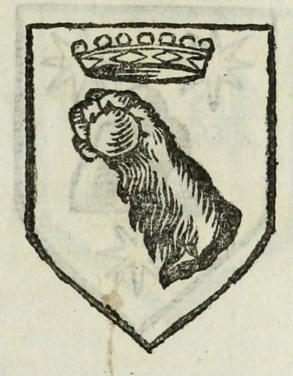 An illustration from Istoria genealogica delle famiglie nobili toscane et umbre, 1668, leaf 15