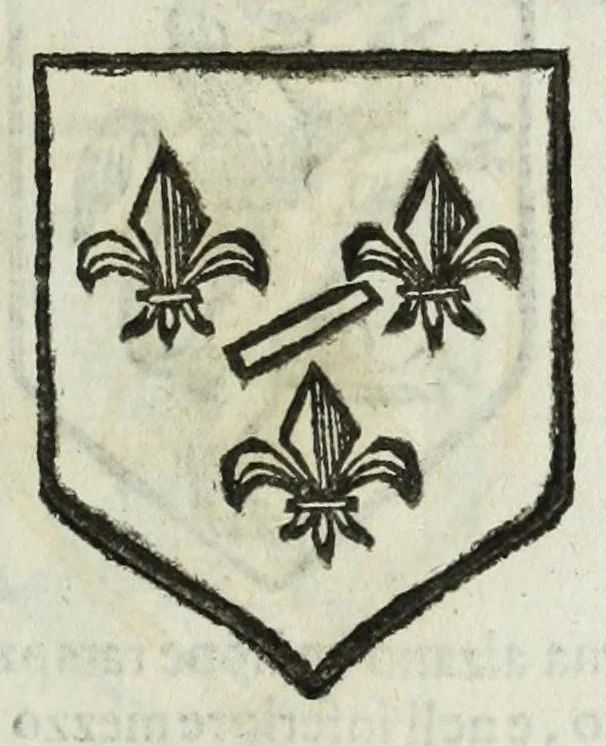 An illustration from Istoria genealogica delle famiglie nobili toscane et umbre, 1668, leaf 17