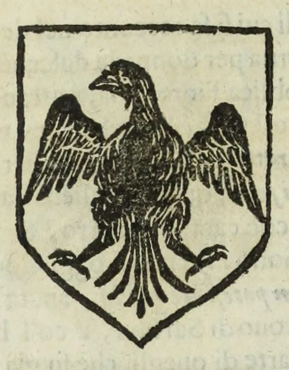 An illustration from Istoria genealogica delle famiglie nobili toscane et umbre, 1668, leaf 20