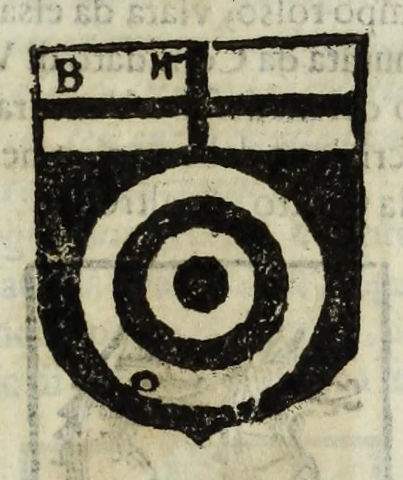 An illustration from Istoria genealogica delle famiglie nobili toscane et umbre, 1668, leaf 21