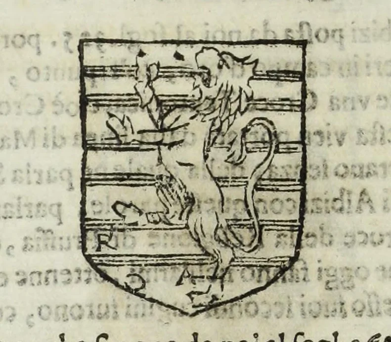 An illustration from Istoria genealogica delle famiglie nobili toscane et umbre, 1668, leaf 22