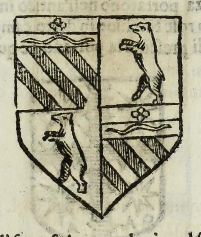 An illustration from Istoria genealogica delle famiglie nobili toscane et umbre, 1668, leaf 27