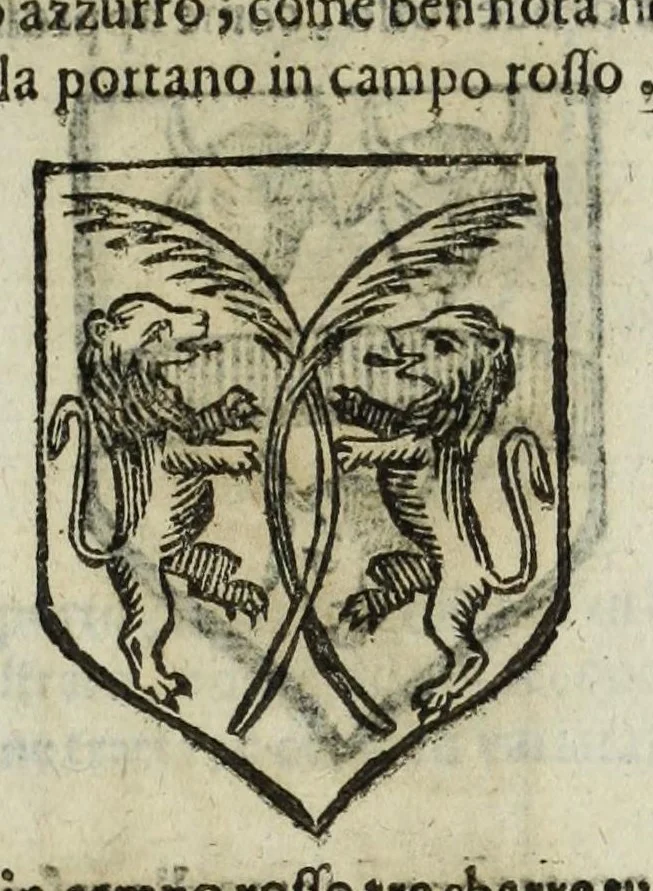 An illustration from Istoria genealogica delle famiglie nobili toscane et umbre, 1668, leaf 29