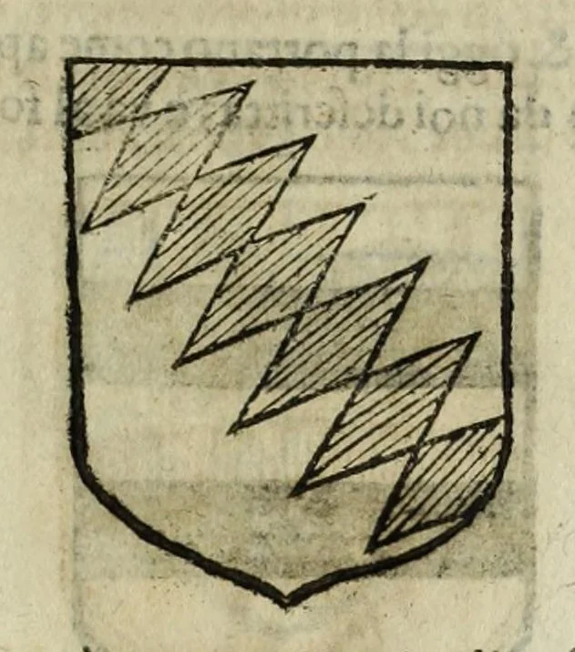 An illustration from Istoria genealogica delle famiglie nobili toscane et umbre, 1668, leaf 31