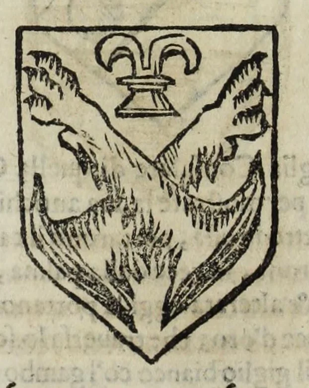 An illustration from Istoria genealogica delle famiglie nobili toscane et umbre, 1668, leaf 34