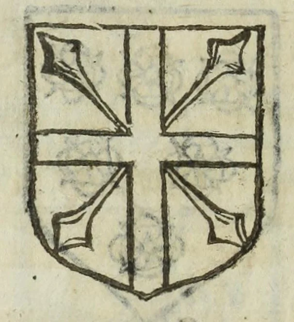 An illustration from Istoria genealogica delle famiglie nobili toscane et umbre, 1668, leaf 38