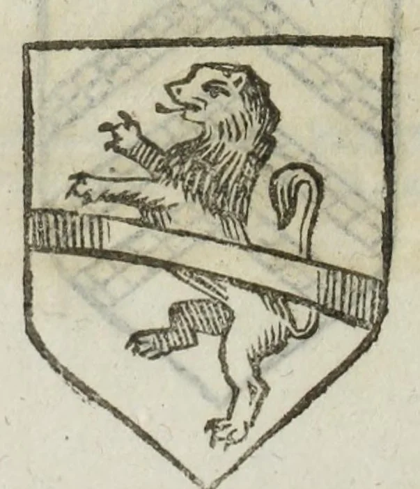 An illustration from Istoria genealogica delle famiglie nobili toscane et umbre, 1668, leaf 38