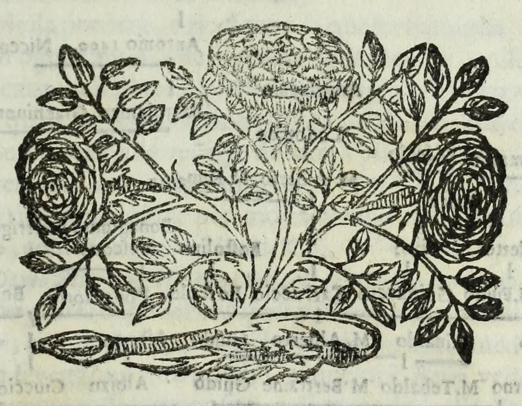 An illustration from Istoria genealogica delle famiglie nobili toscane et umbre, 1668, leaf 805