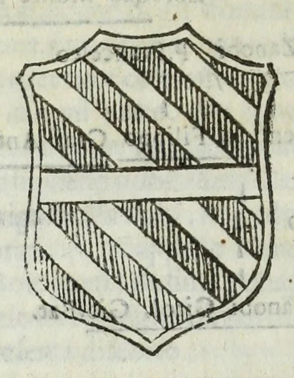 An illustration from Istoria genealogica delle famiglie nobili toscane et umbre, 1668, leaf 986