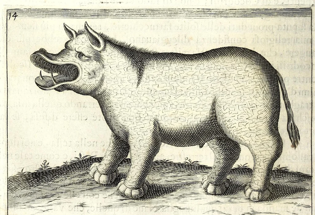 An illustration from Istorica descrizione de' tre' regni Congo, Matamba et Angola : situati nell'Etiopia inferiore occidentale e delle missioni apostoliche esercitateui da religiosi Capuccini, 1687, leaf 96