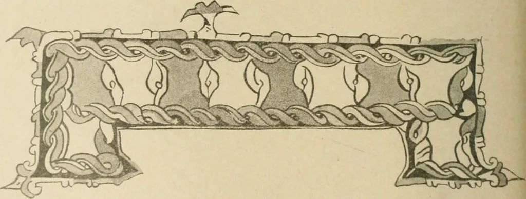 An illustration from Istoricheske ocherki po russkomu ornamentu v rukopisiakh, 1917, leaf 111