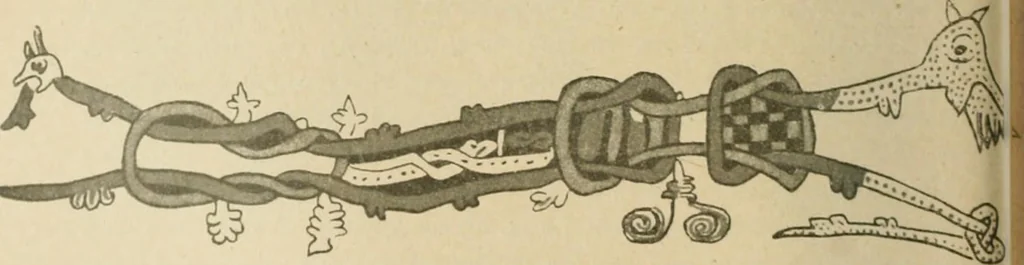 An illustration from Istoricheske ocherki po russkomu ornamentu v rukopisiakh, 1917, leaf 113