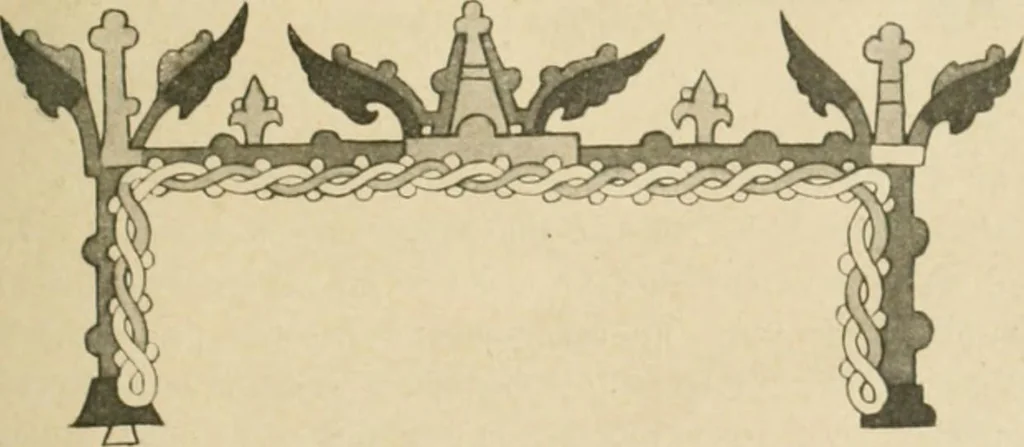 An illustration from Istoricheske ocherki po russkomu ornamentu v rukopisiakh, 1917, leaf 14