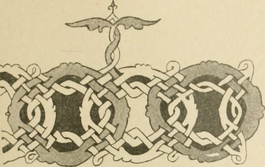 An illustration from Istoricheske ocherki po russkomu ornamentu v rukopisiakh, 1917, leaf 140