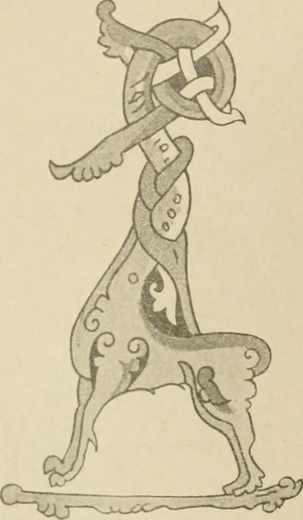 An illustration from Istoricheske ocherki po russkomu ornamentu v rukopisiakh, 1917, leaf 143