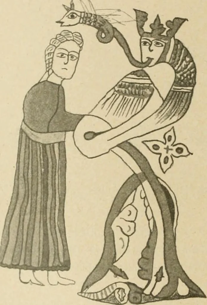 An illustration from Istoricheske ocherki po russkomu ornamentu v rukopisiakh, 1917, leaf 147